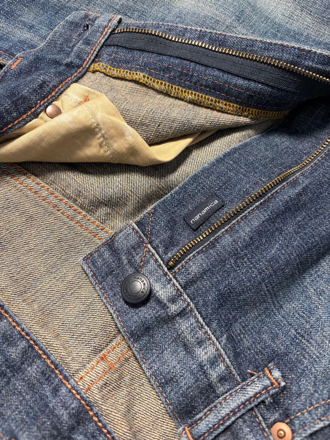 나나미카 25ss 셀비지 빈티지 인디고 상품이미지5