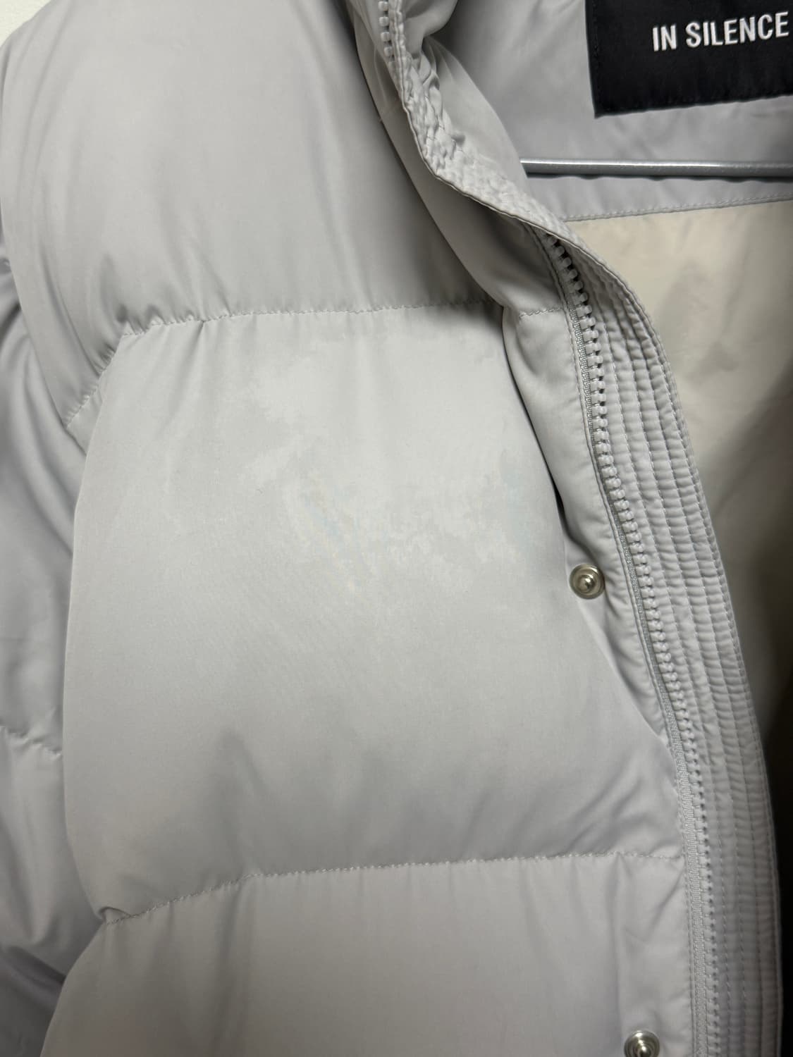 인사일런스 숏패딩 (그레이) 상품이미지9