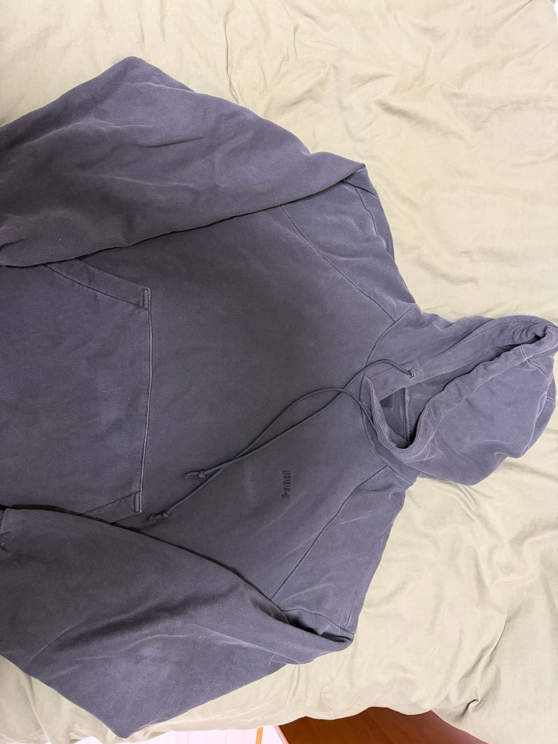 준지 가먼트다잉 후드티 s 상품이미지3