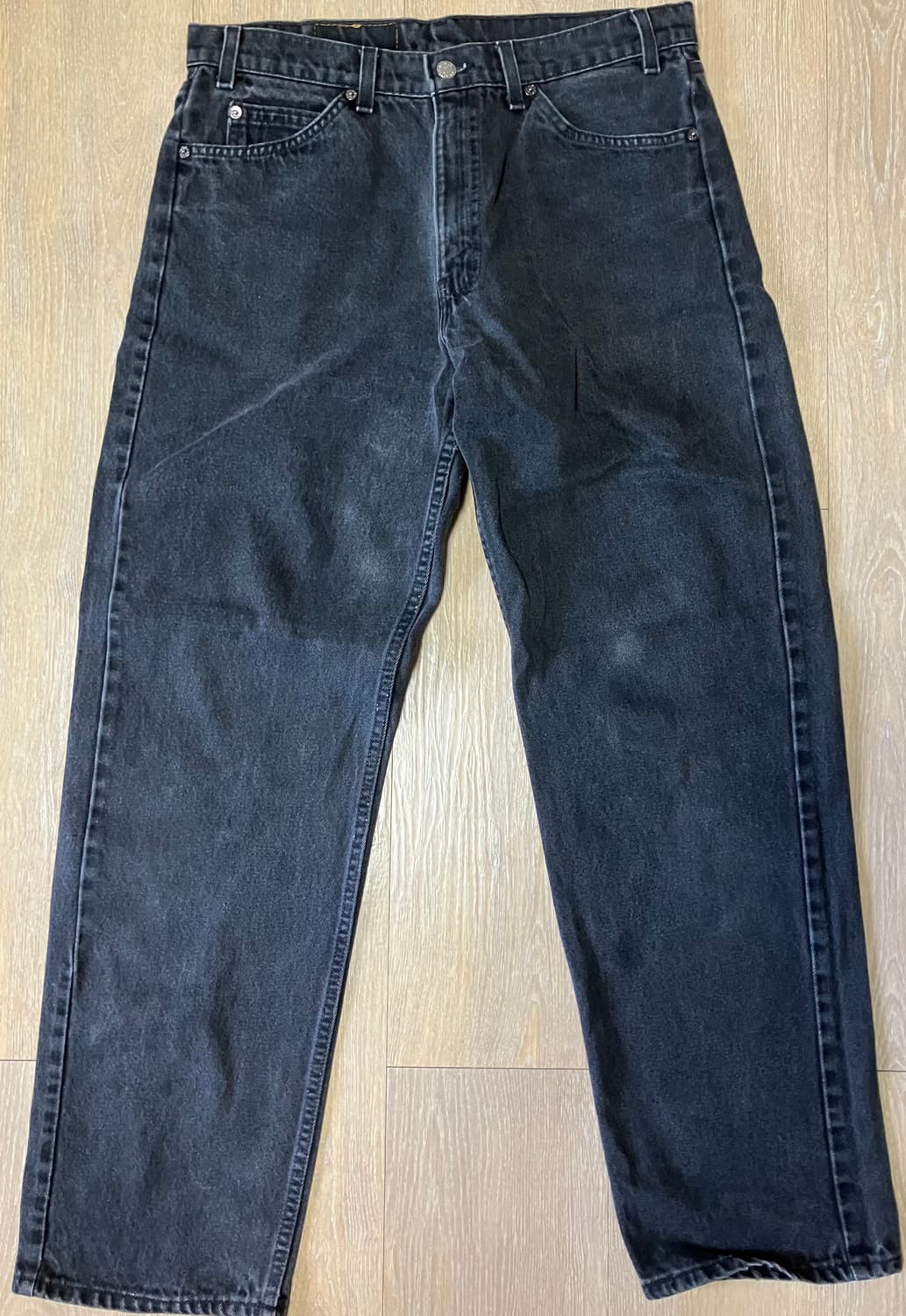 [32x33] Levi's 565 black denim 상품이미지1