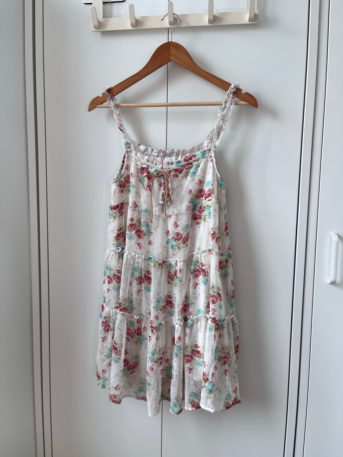  Olive fes olive 올리브데올리브 장미꽃 프릴 원피스 상품이미지4