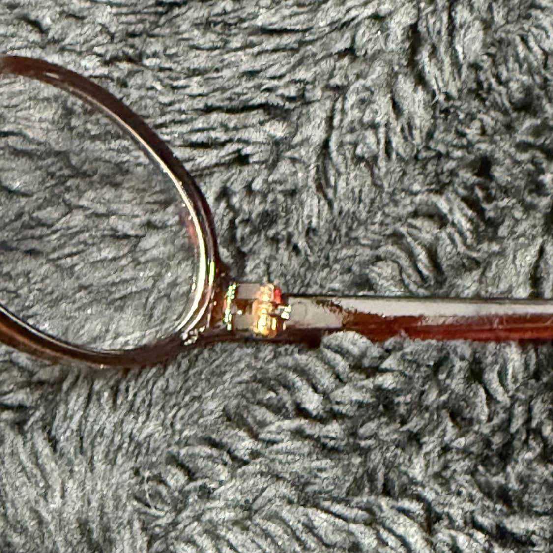 오벌 뿔테안경 상품이미지5