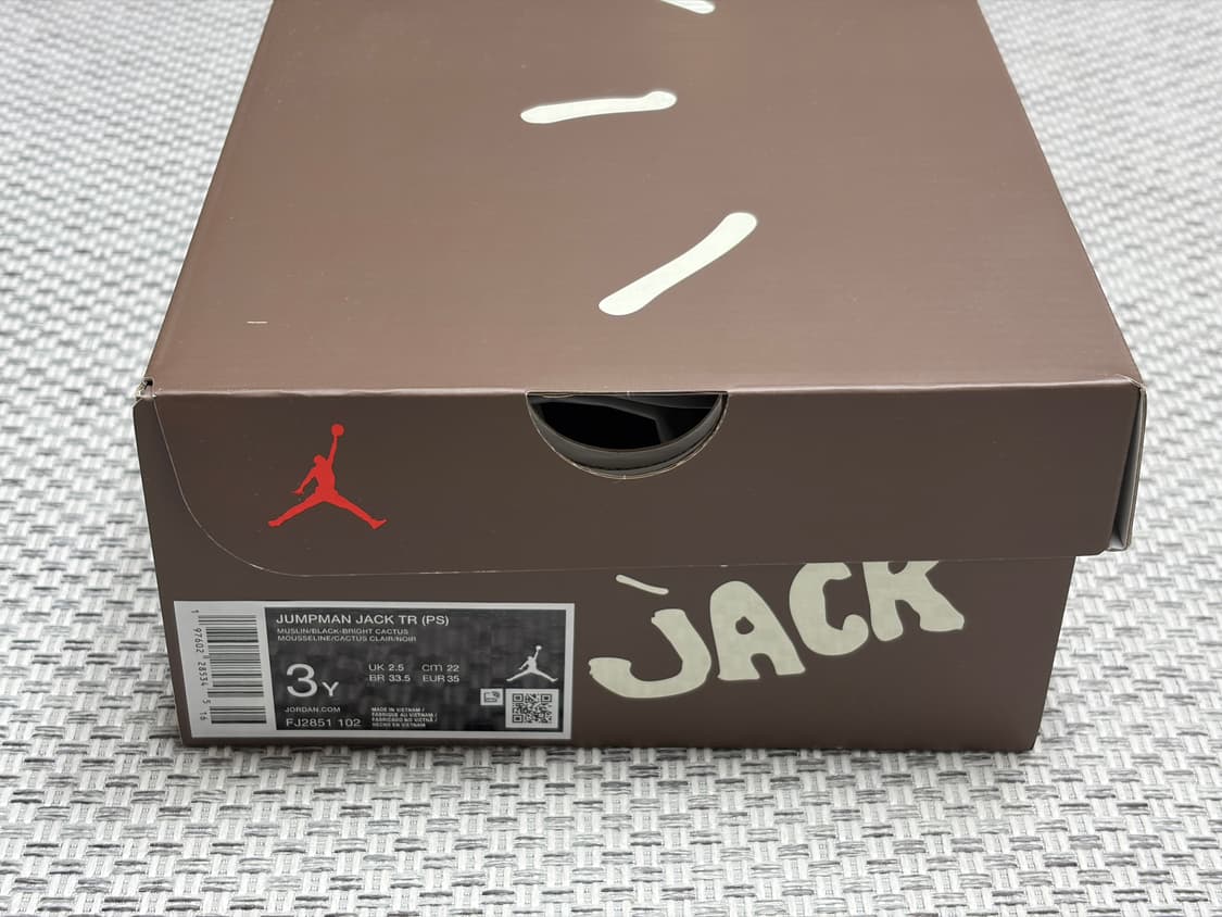 [220] 나이키 PS 조던 x 트래비스 스캇 점프맨 잭 TR 상품이미지3