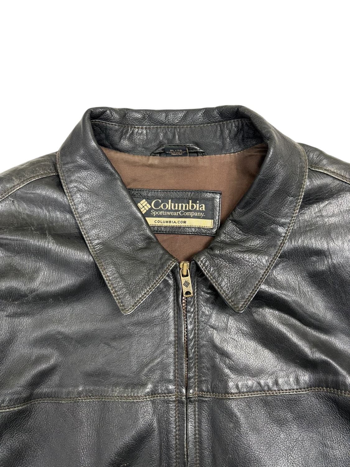 콜롬비아 헤비 레더 바이크 자켓 상품이미지6