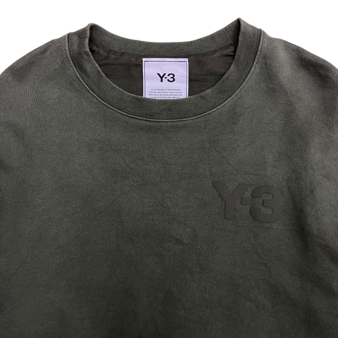 Y-3 요지야마모토 재팬 카키 맨투맨 상품이미지4