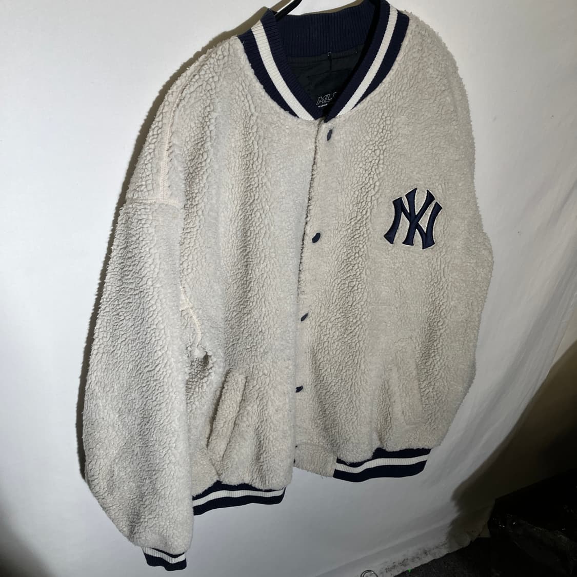 2XL)MLB 뉴욕양키스 후리스 바시티 자켓 상품이미지2