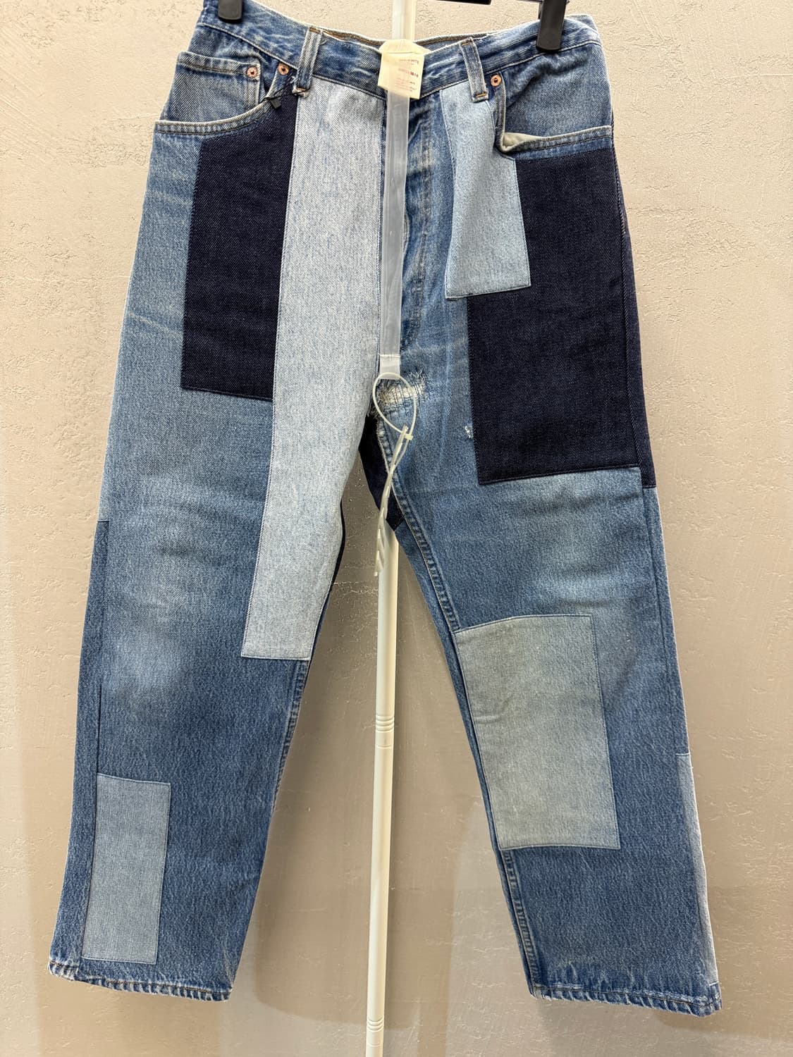 리바이스x오프화이트 패치워크 데님 W28 상품이미지3