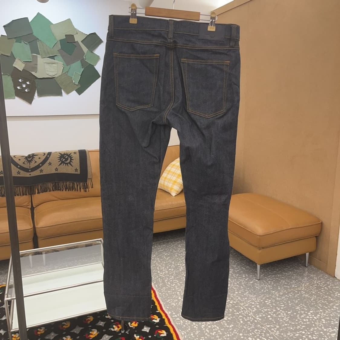 유니클로 질샌 다크인디고 데님 팬츠 28인치 C06835 상품이미지3