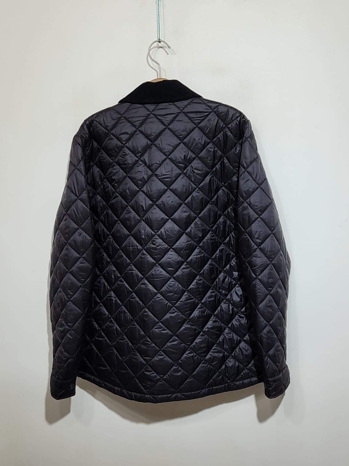 (L) 바버 경량패딩 점퍼 블랙 퀼팅자켓 매장판  상품이미지6