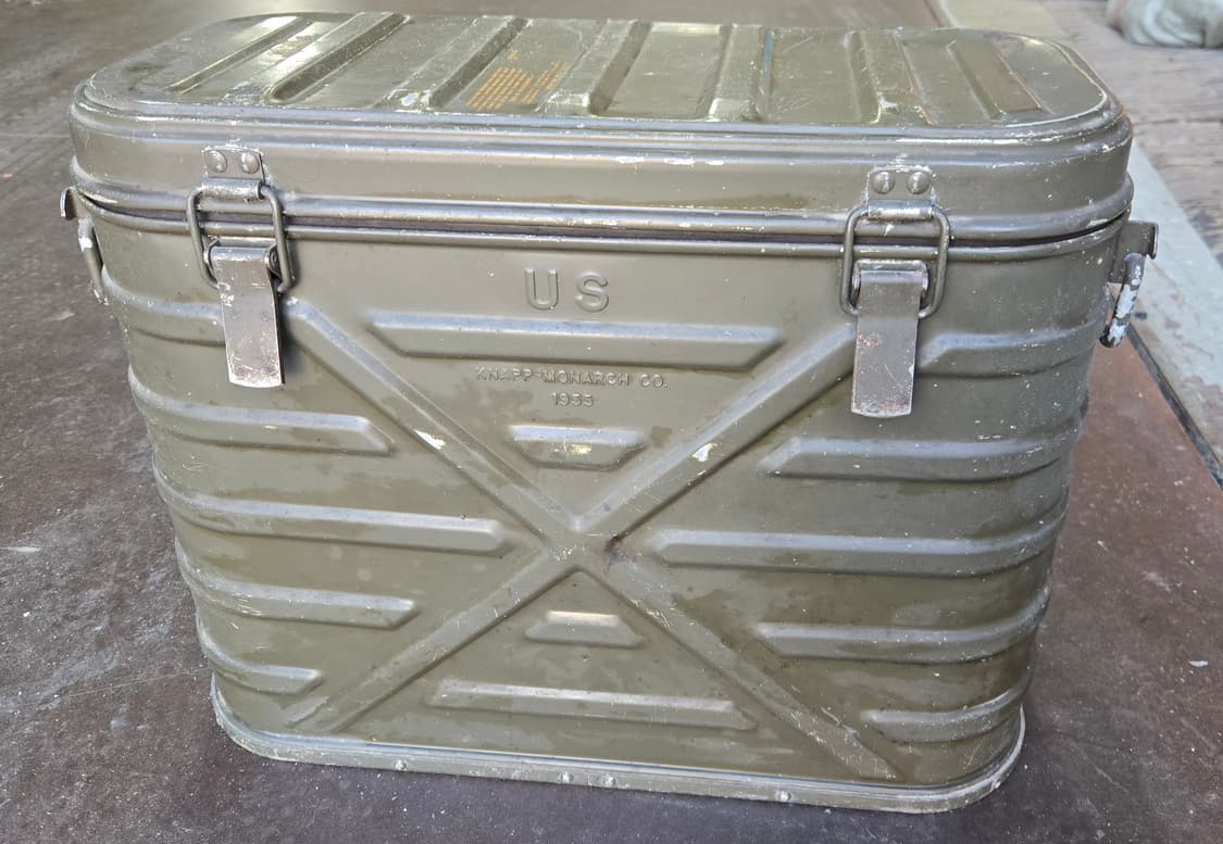 밀리터리 1955년 미군 푸드컨테이너 / 미군 식깡
 상품이미지1