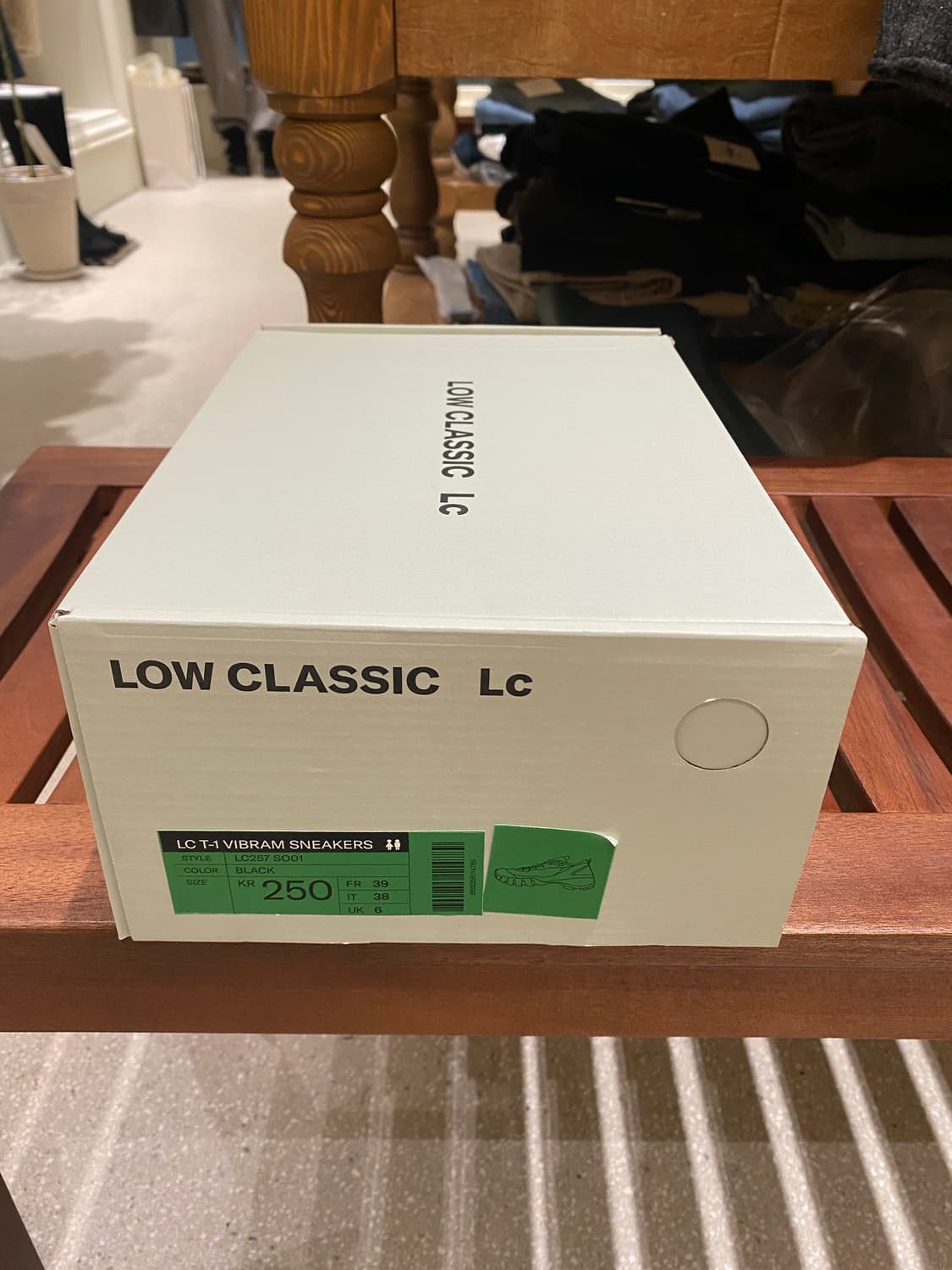 로우클래식 비브람 스니커즈 블랙250 상품이미지3