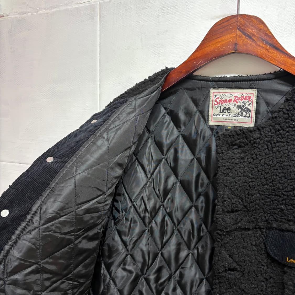 Lee storm rider 리 쉐르파 플리스 라운드넥 트러커 자켓 M 상품이미지6