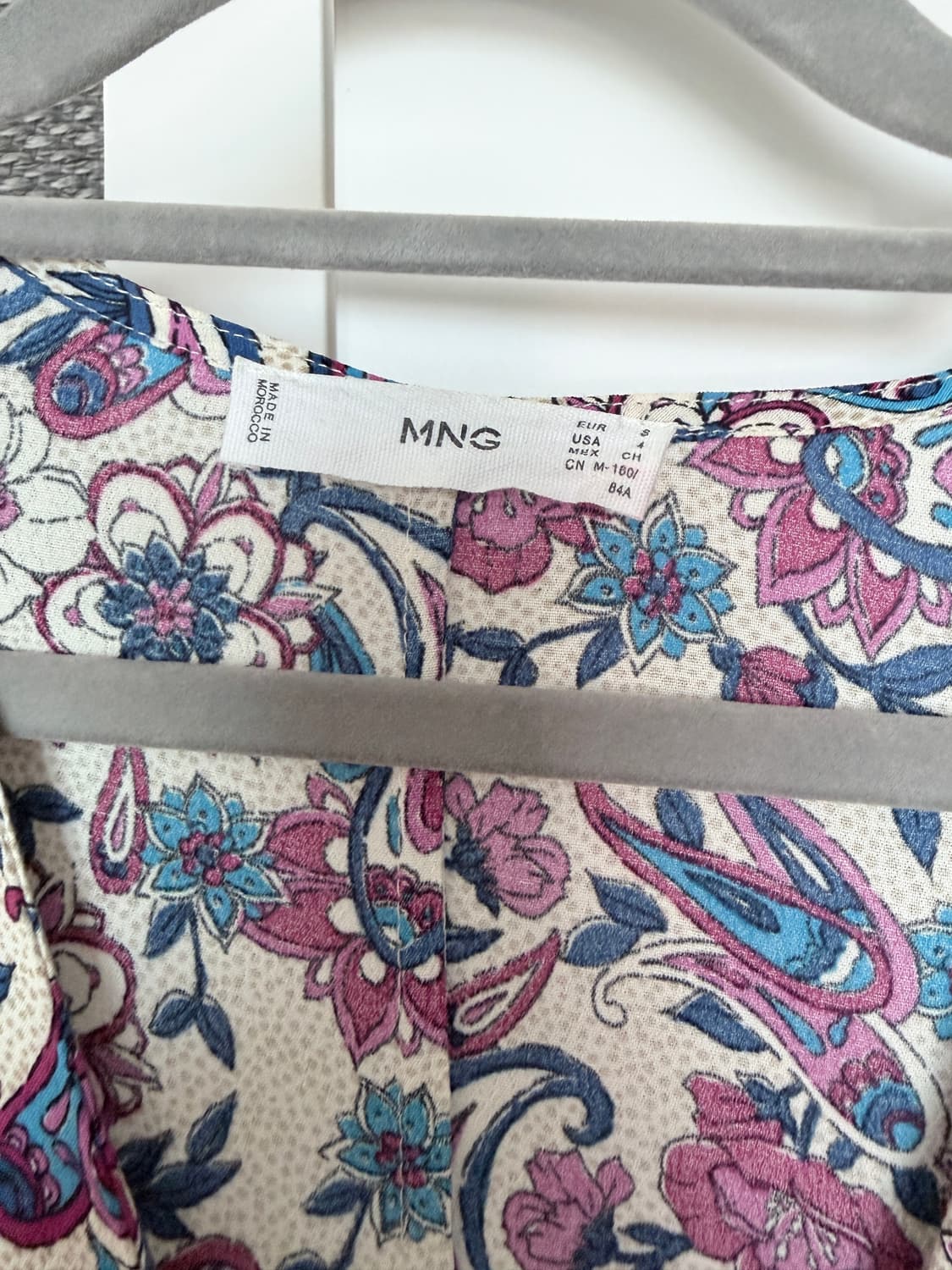 MNG 망고 플라워 패턴 롱 원피스 상품이미지3