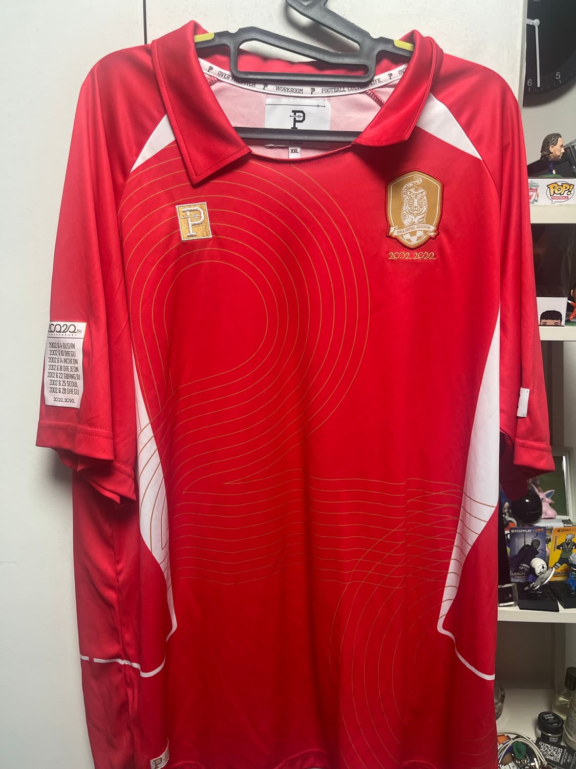 오버더피치 KFA 대한민국 국대 2002 20주년 축구유니폼 XL 2XL 상품이미지5