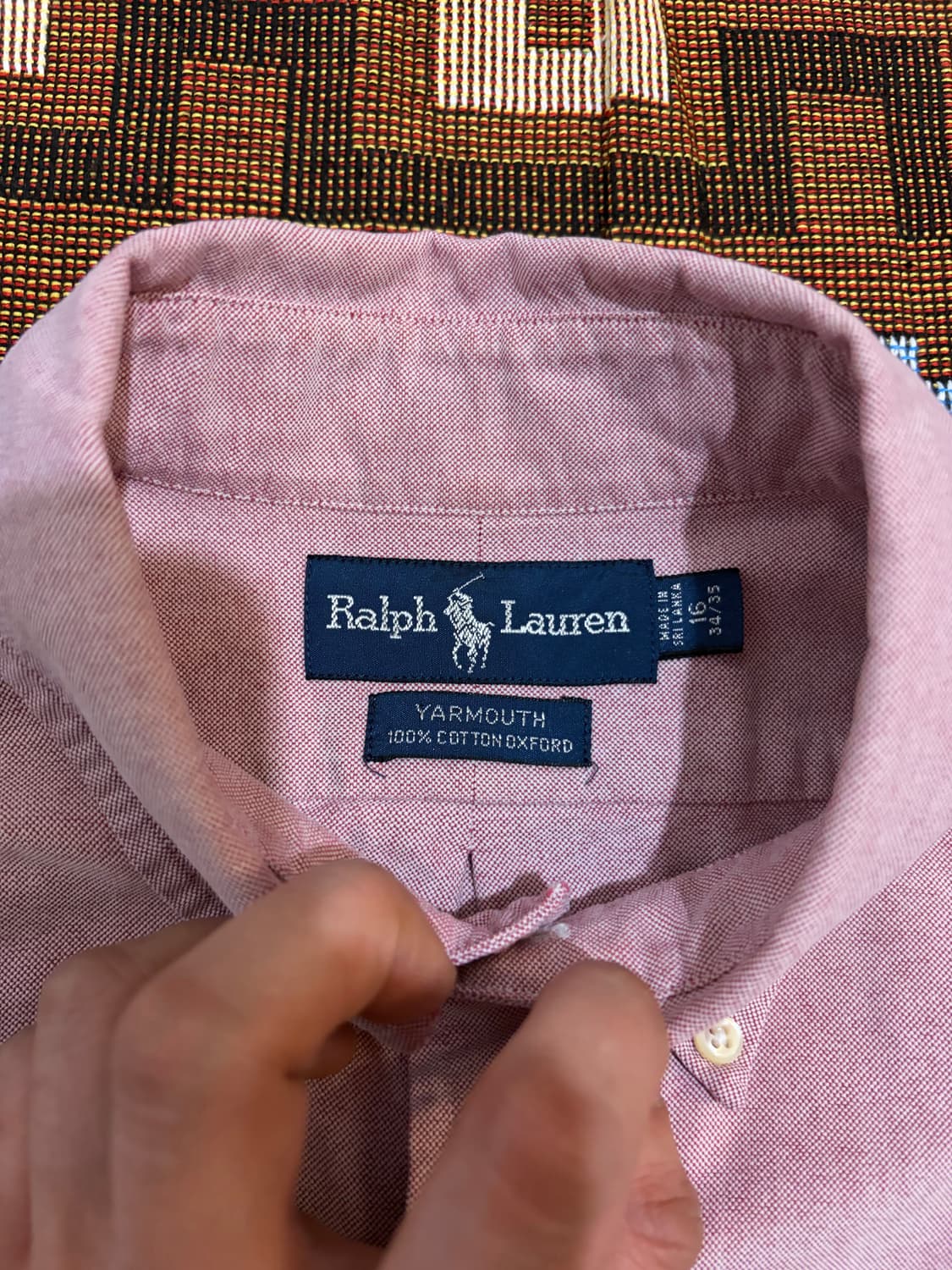 110) 폴로 랄프로렌 야머스 셔츠 핑크 상품이미지4