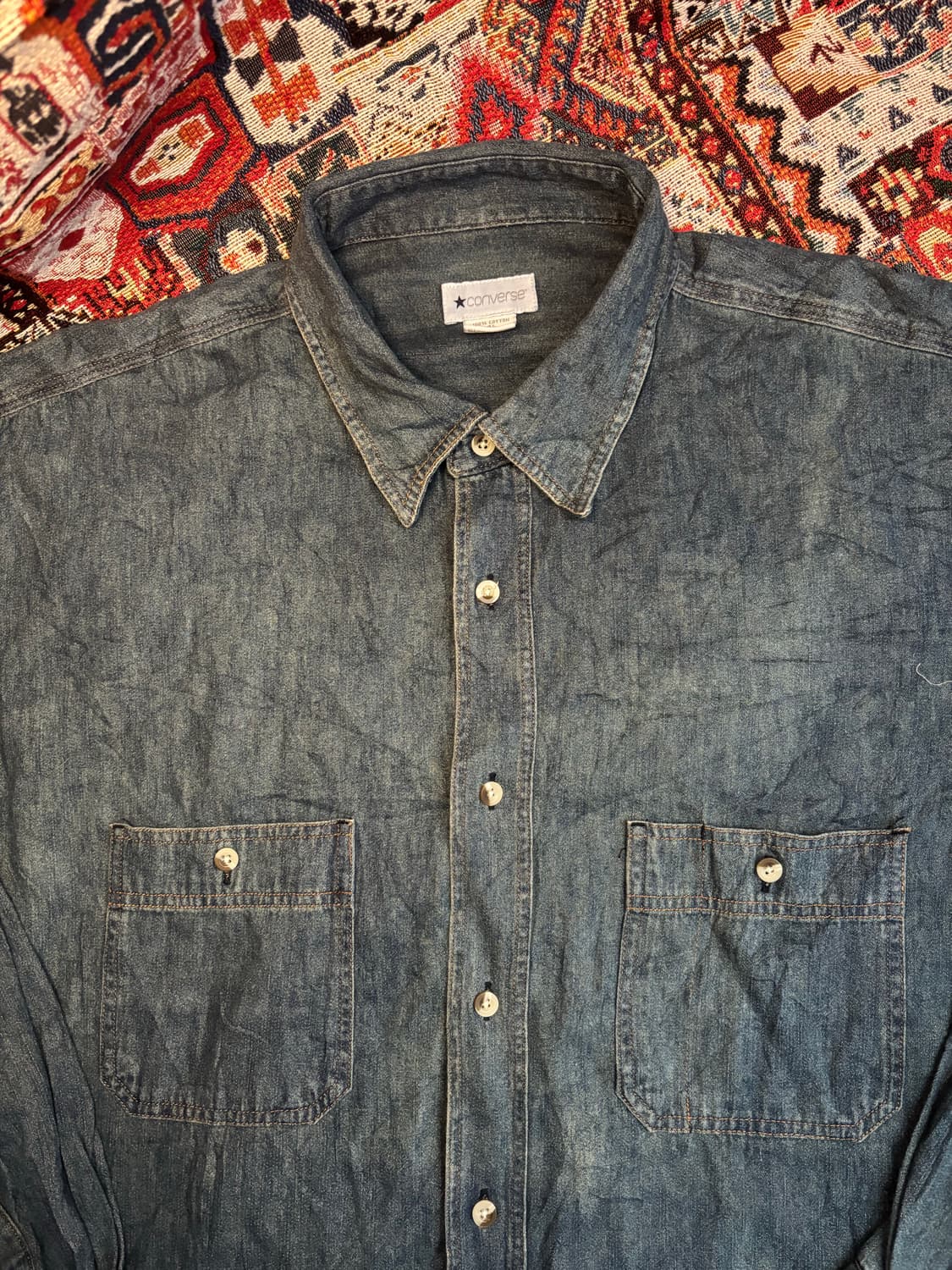 Converse 90s Classic indigo denim shirt 상품이미지6