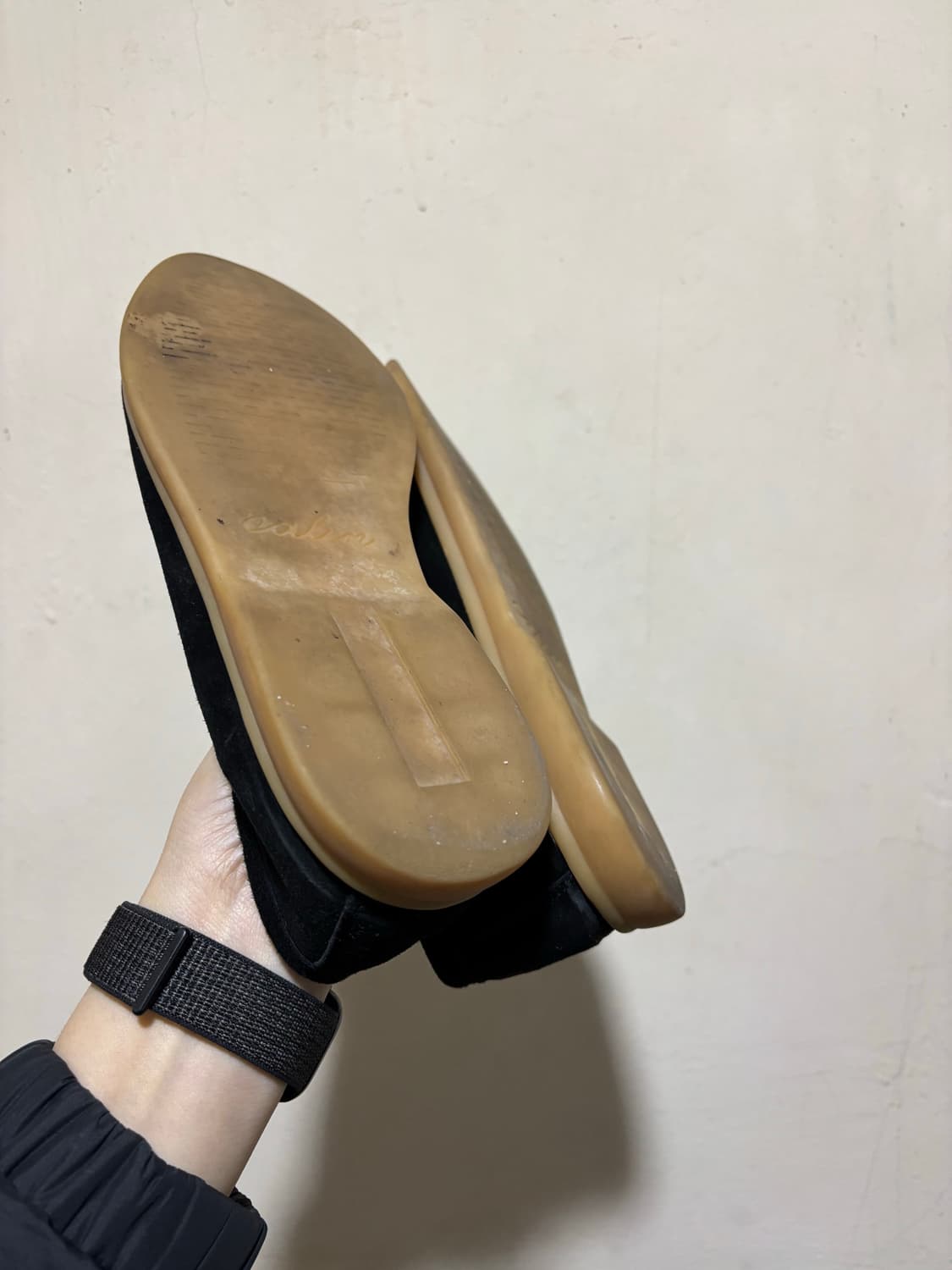 Calen 꺌랑 검정 스웨이드 로퍼 250사이즈 상품이미지4