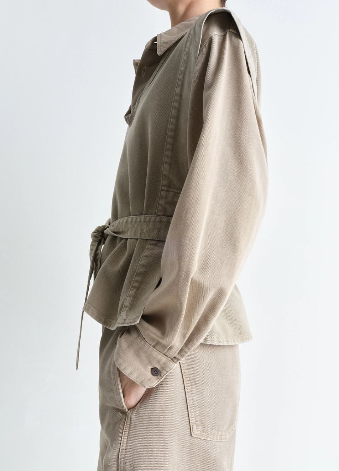 [36]르메르 CHASUBLE 타이 베스트/네추럴 베이지 상품이미지2