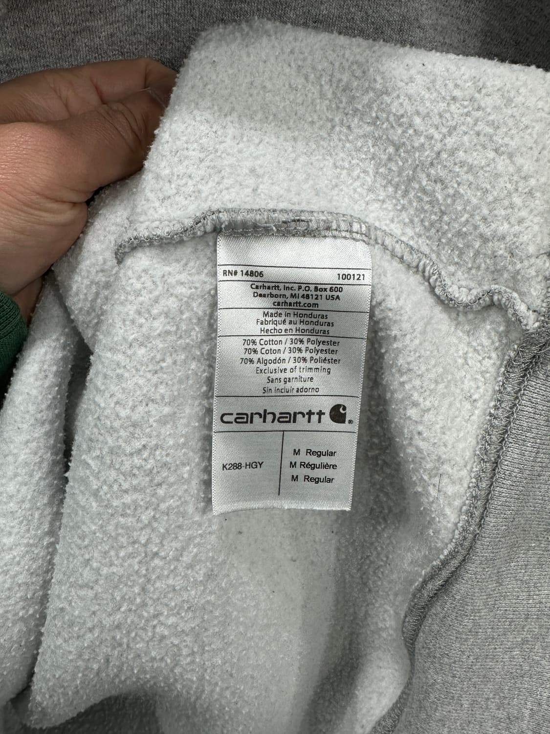 칼하트 미드웨이트 후드M 상품이미지6