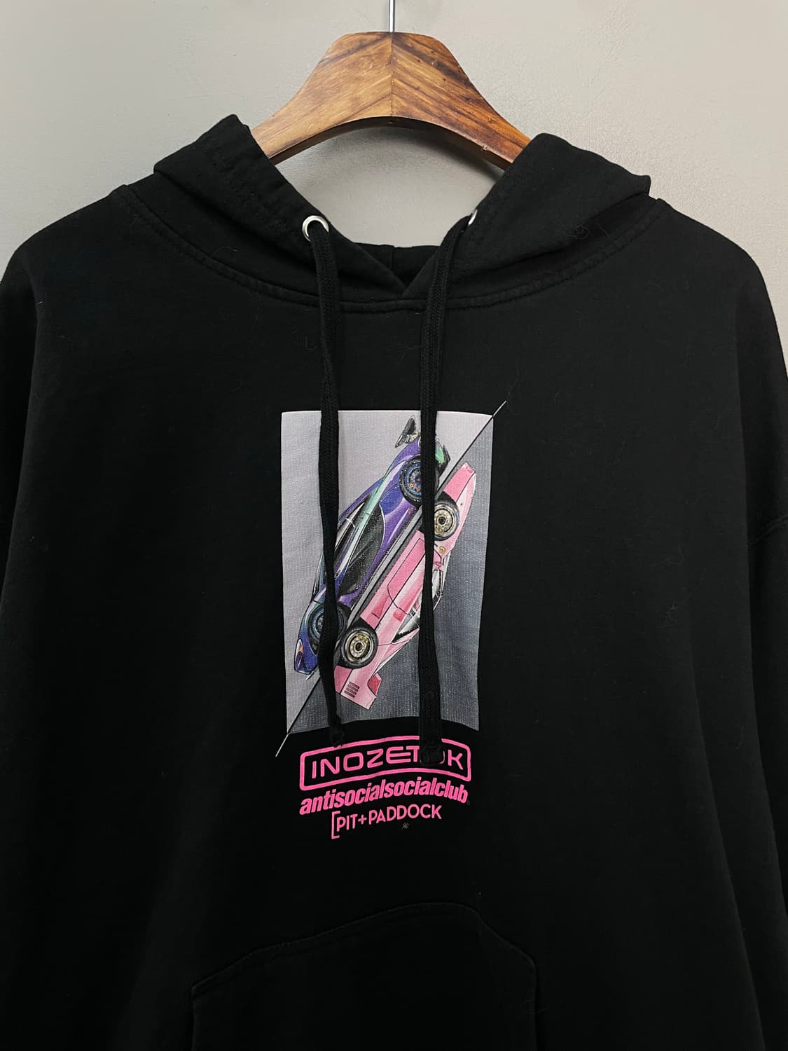 안티소셜소셜클럽 프린팅 블랙 후드티 H2379 상품이미지3