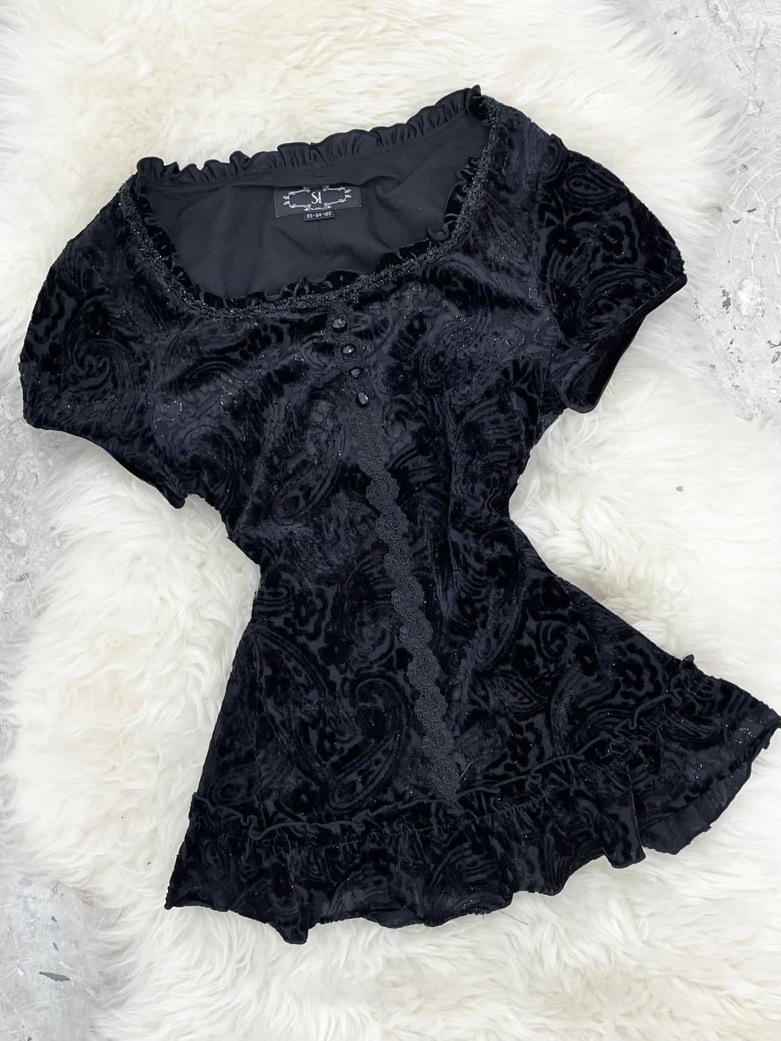 엔틱 벨벳 오리엔탈 탑 상품이미지3