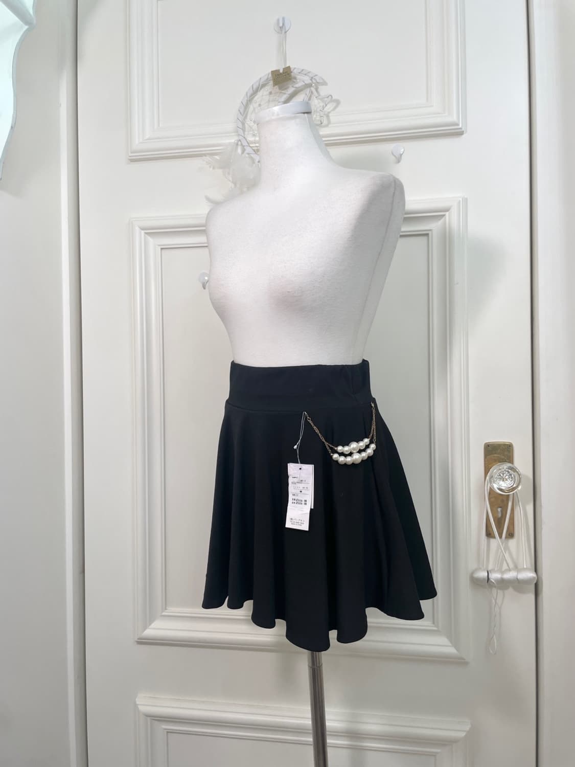 black pearl charm flare mini banding ski 상품이미지2