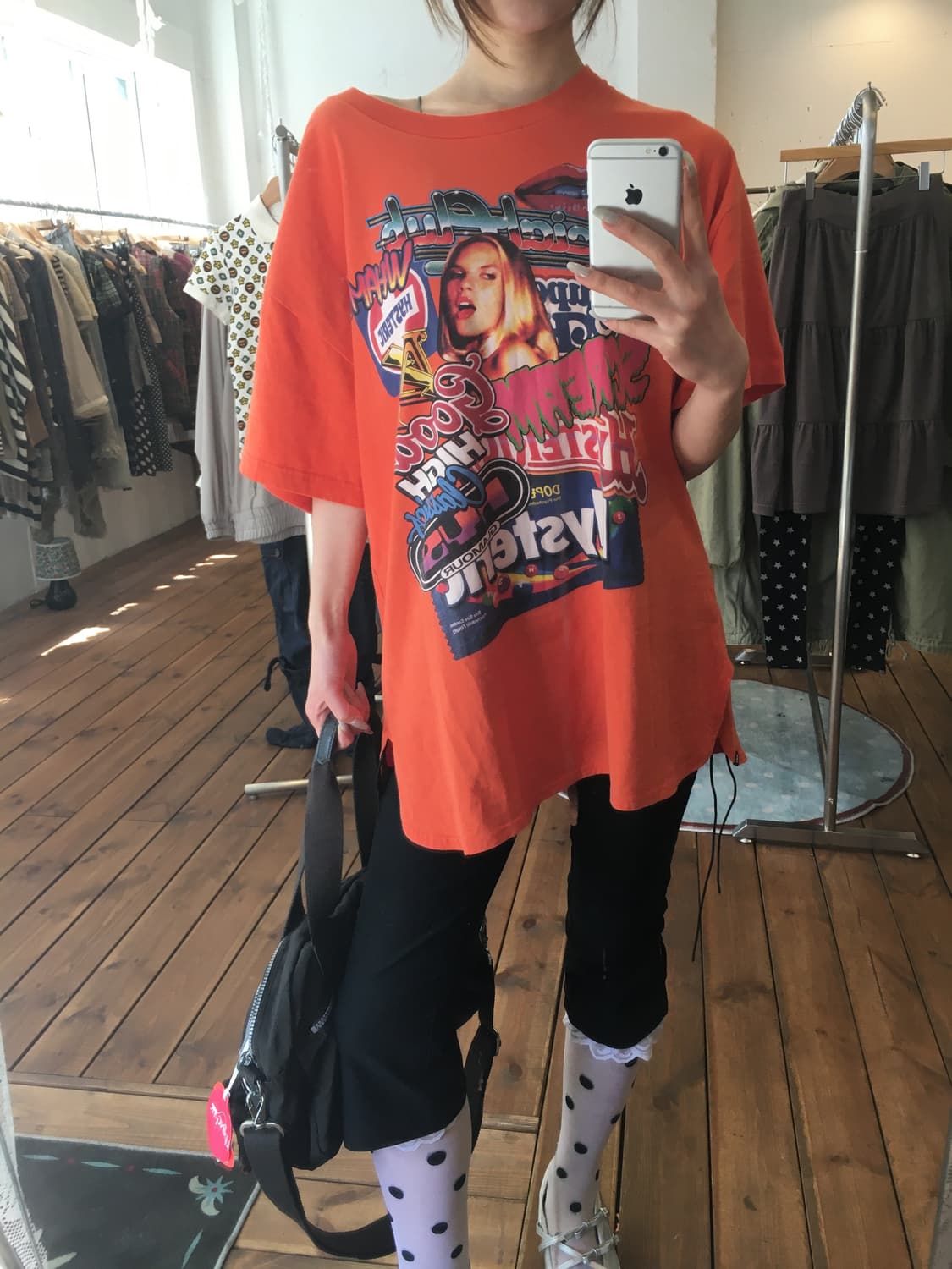 히스테릭글래머 오렌지 반팔 상품이미지6