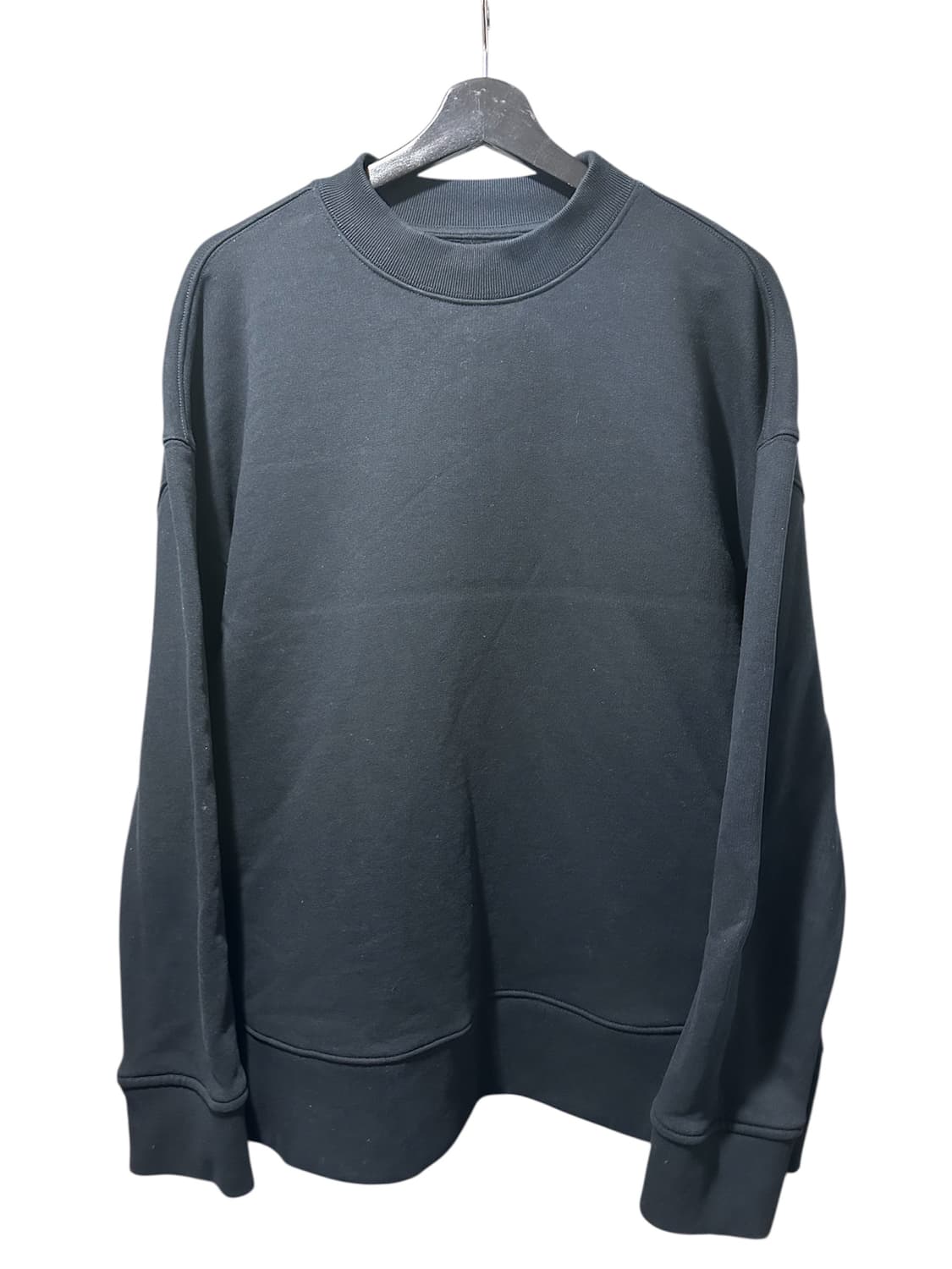 스튜디오니콜슨 플리스백 져지 맨투맨 네이비 상품이미지1