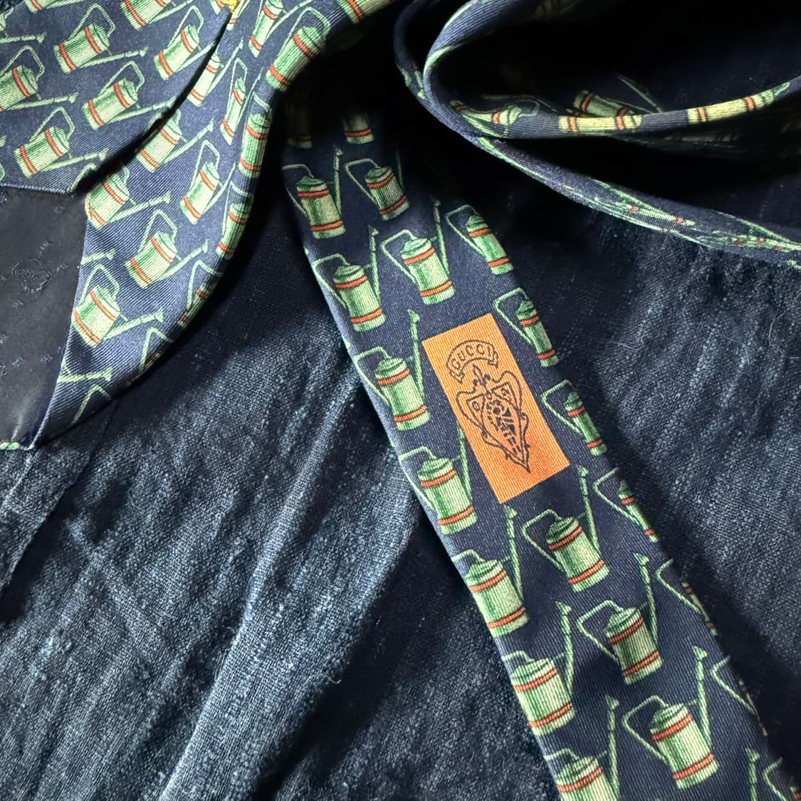 구찌 워터링 캔 실크타이 상품이미지5