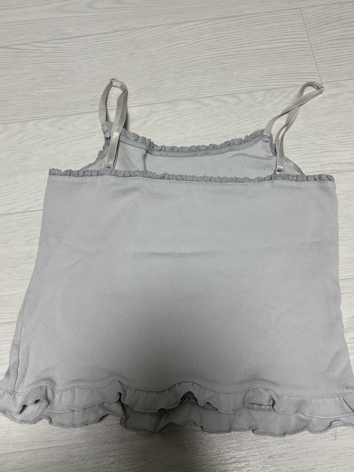 pyt 프릴 슬리브리스 (mute gray) 상품이미지2