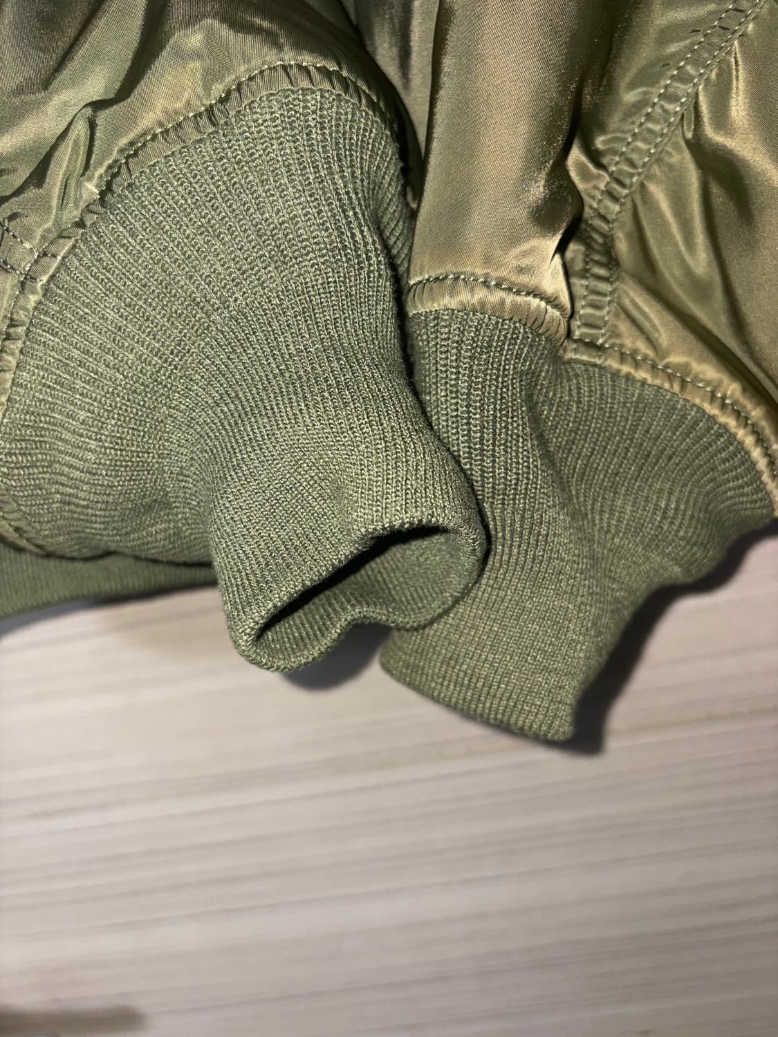 알파인더스트리 ma-1 리버시블 카키 XXXL 상품이미지6