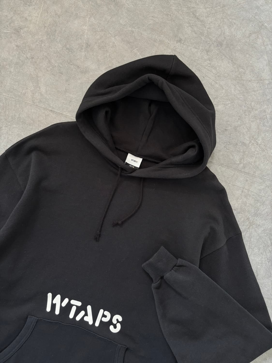 WTAPS 더블탭스 21AW 블랙 후드 상품이미지5