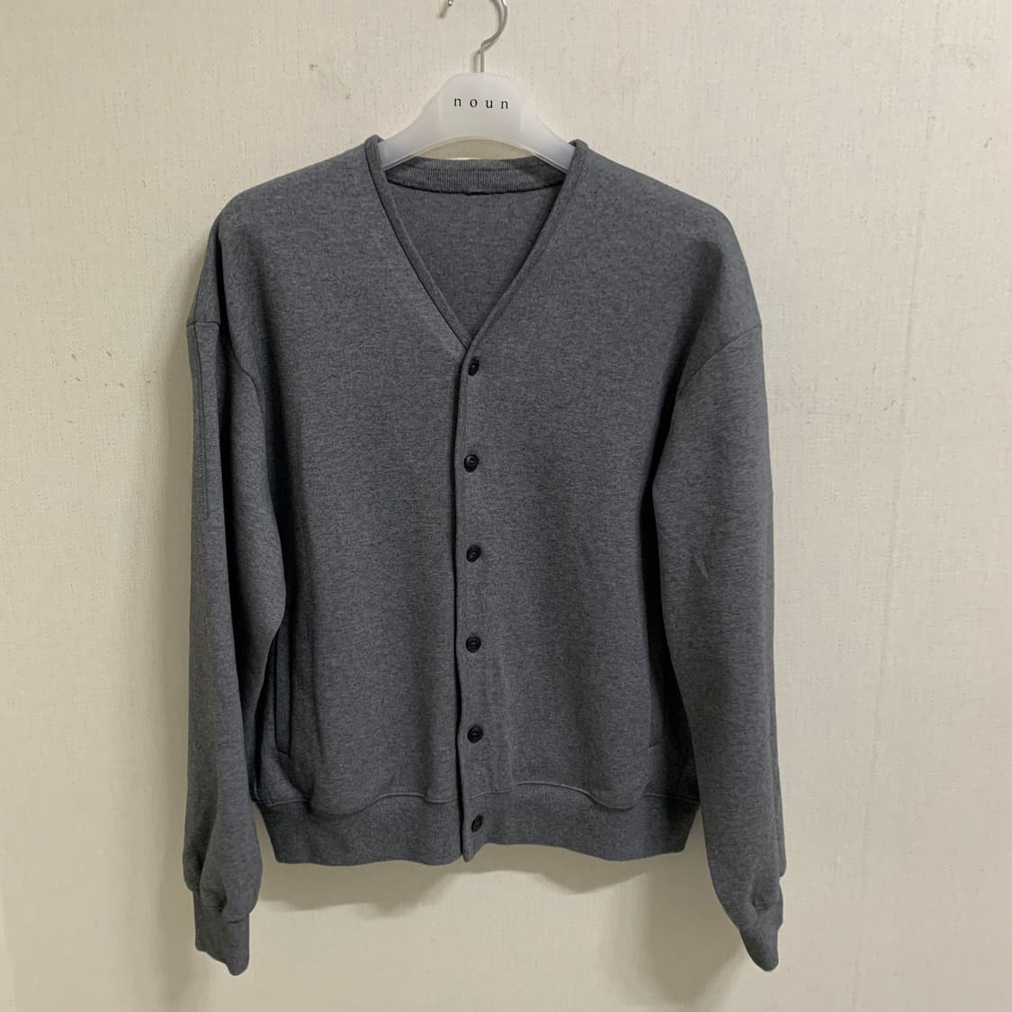 [3사이즈] 비긴202 하이 덴시티 컷 앤드 쏘 가디건 그레이 상품이미지3