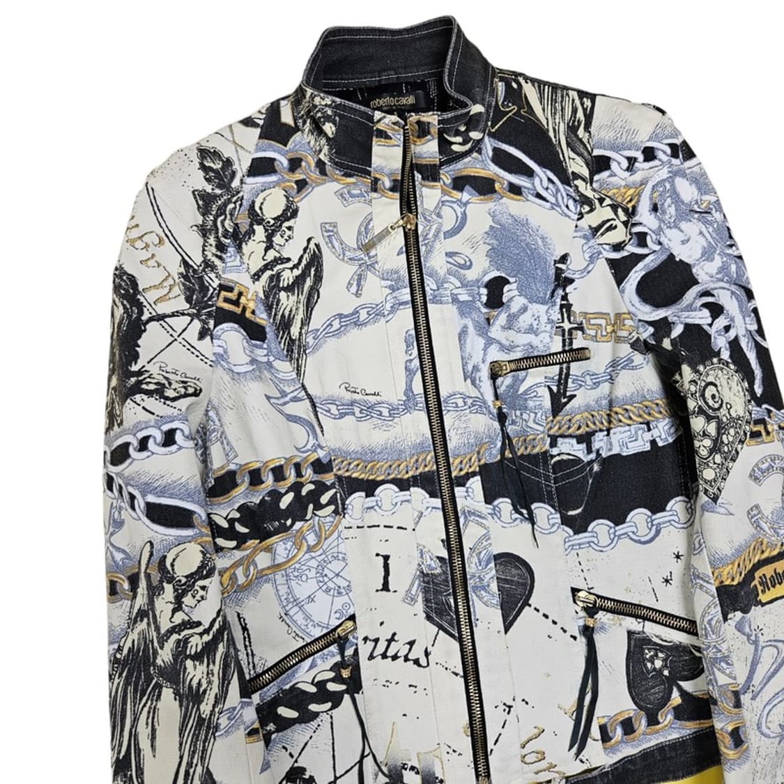 로베르토까발리 코튼 라이더 자켓 N335 hp3143 상품이미지3