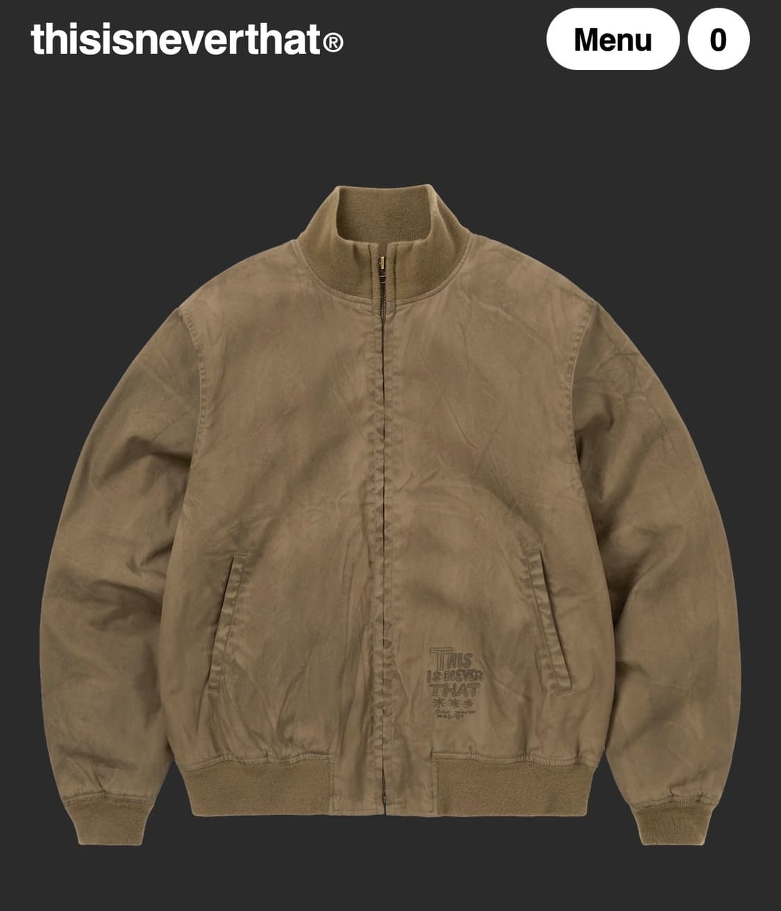 디스이즈네버댓 탱커자켓 삽니다 상품이미지1