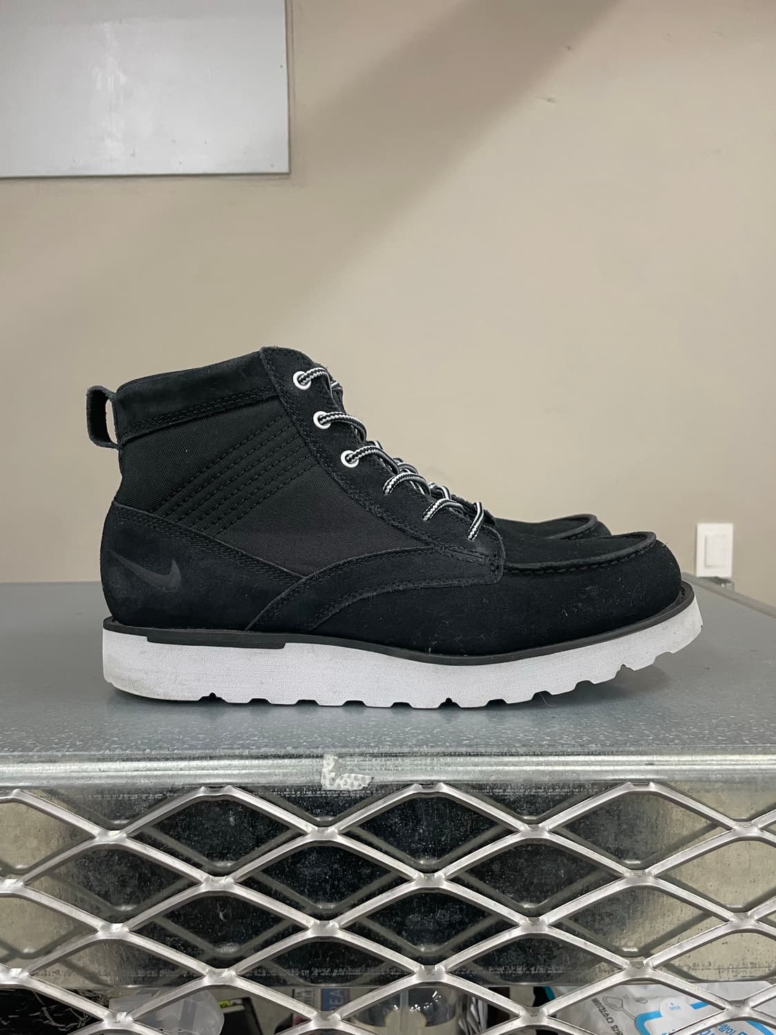 나이키 ACG 킹맨 레더 텍스타일 블랙 부츠 275 상품이미지4