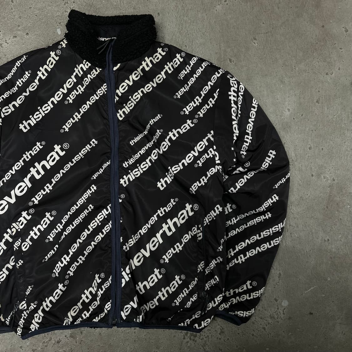 디스이즈네버댓 리버시블 후리스 점퍼[1565] 상품이미지3