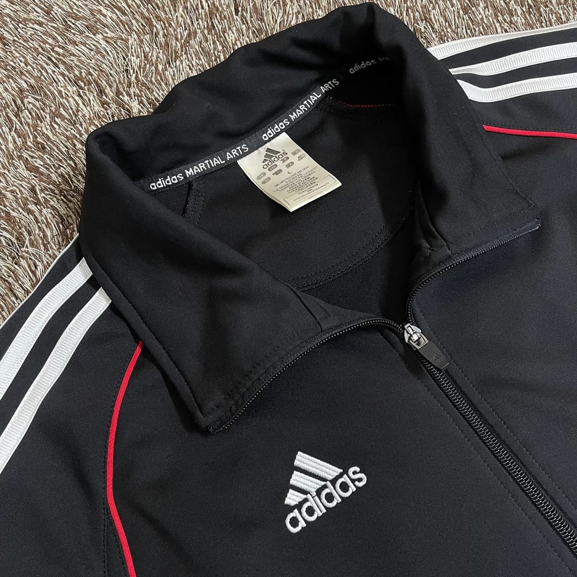 아디다스 adidas 블랙 마샬아츠 트랙탑 져지 L 상품이미지2