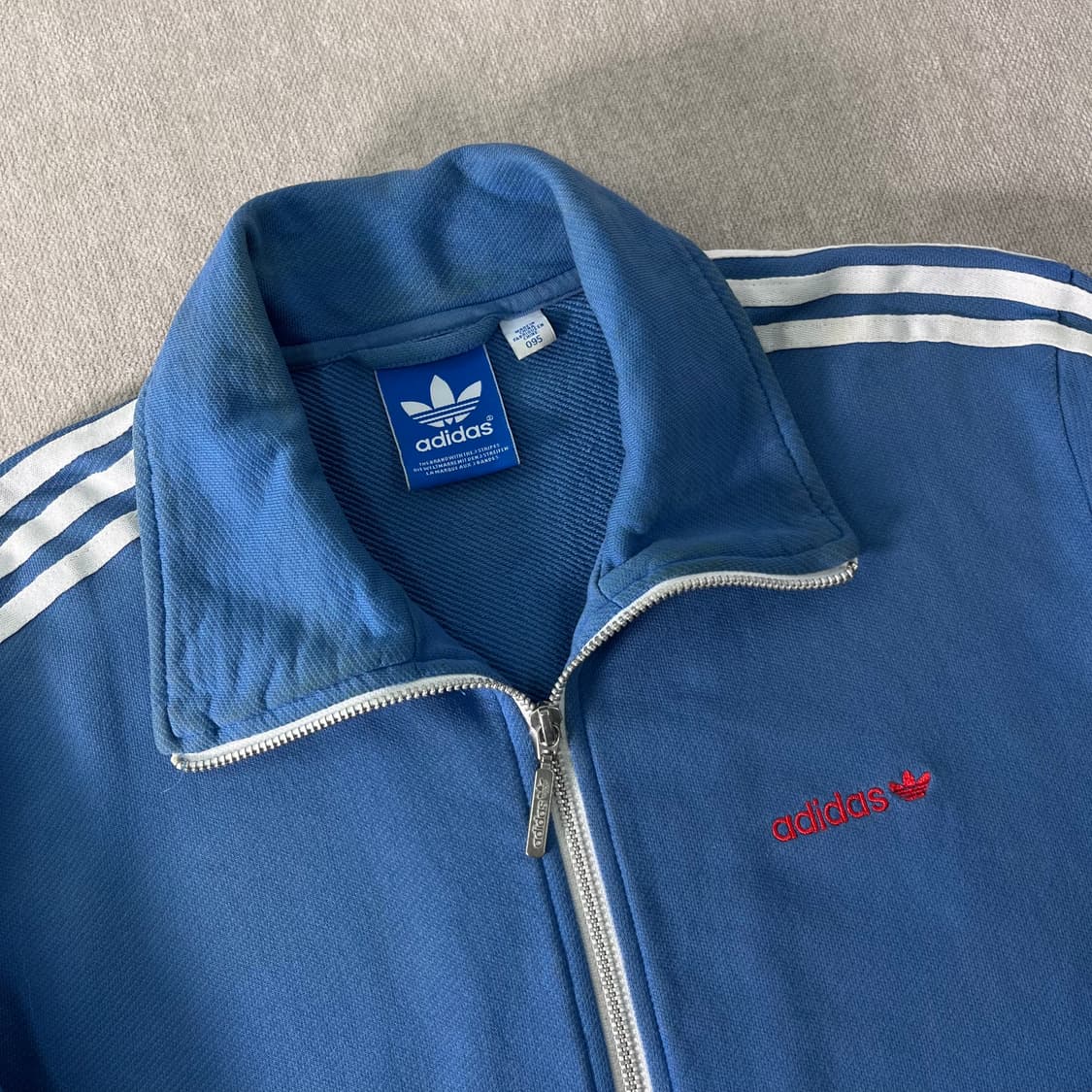 100 아디다스 베켄바우어 블루 트랙탑 져지 상품이미지3