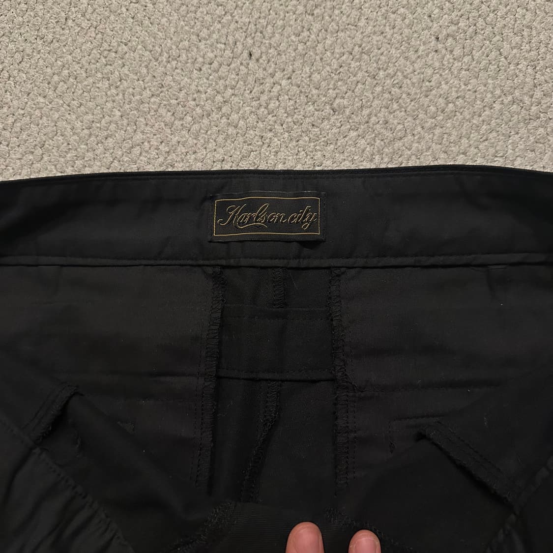 잼스톤 스터드 블랙 팬츠 상품이미지6