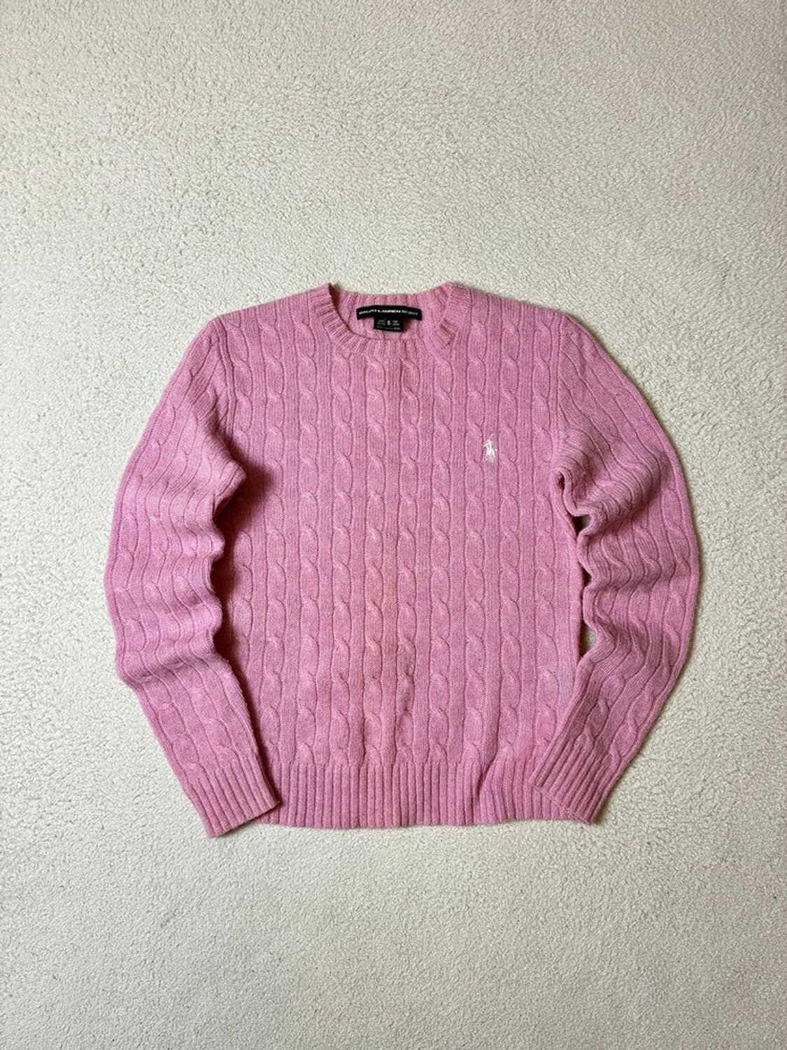 폴로 랄프로렌 00's 케이블 화이트 포니 니트 PN7613 상품이미지1