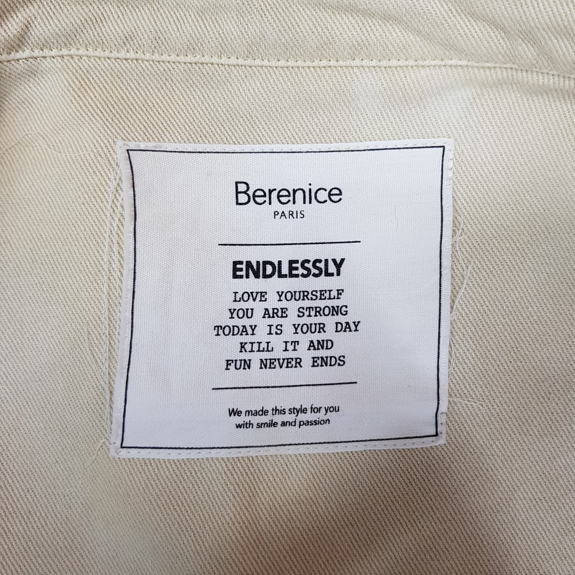 베르니스 2021 코튼 밀리터리 자켓 79-86-160사이즈 상품이미지6