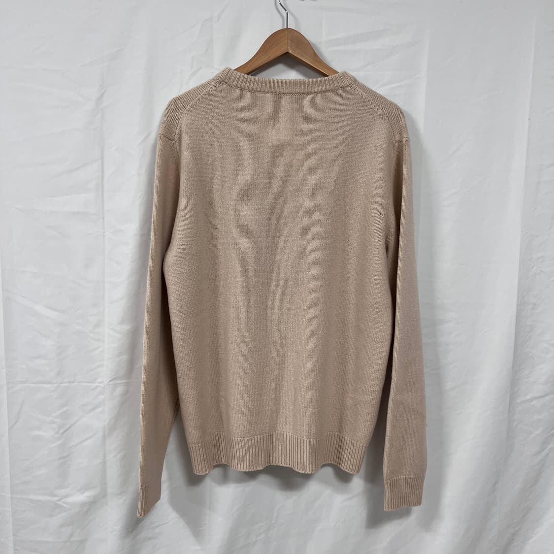 메종키츠네 빅폭스 헤드 풀오버 니트 베이지 (새상품) 상품이미지2