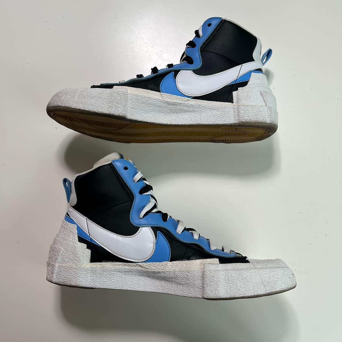 나이키 x 사카이 블레이저 미드 화이트블루 상품이미지2