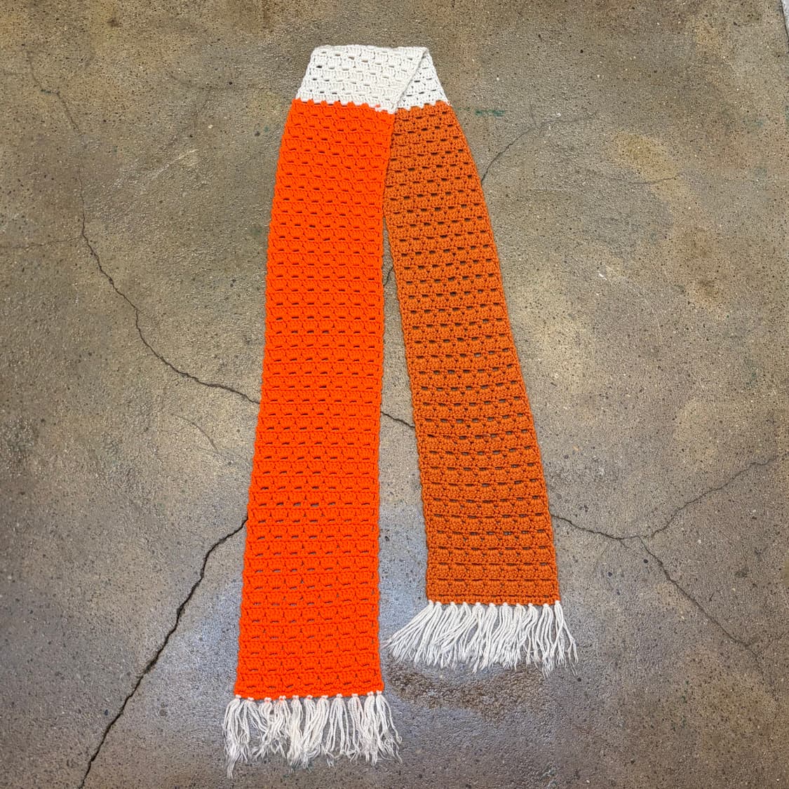 미국 빈티지 니트 핸드메이드 손뜨게 머플러 목도리 상품이미지2