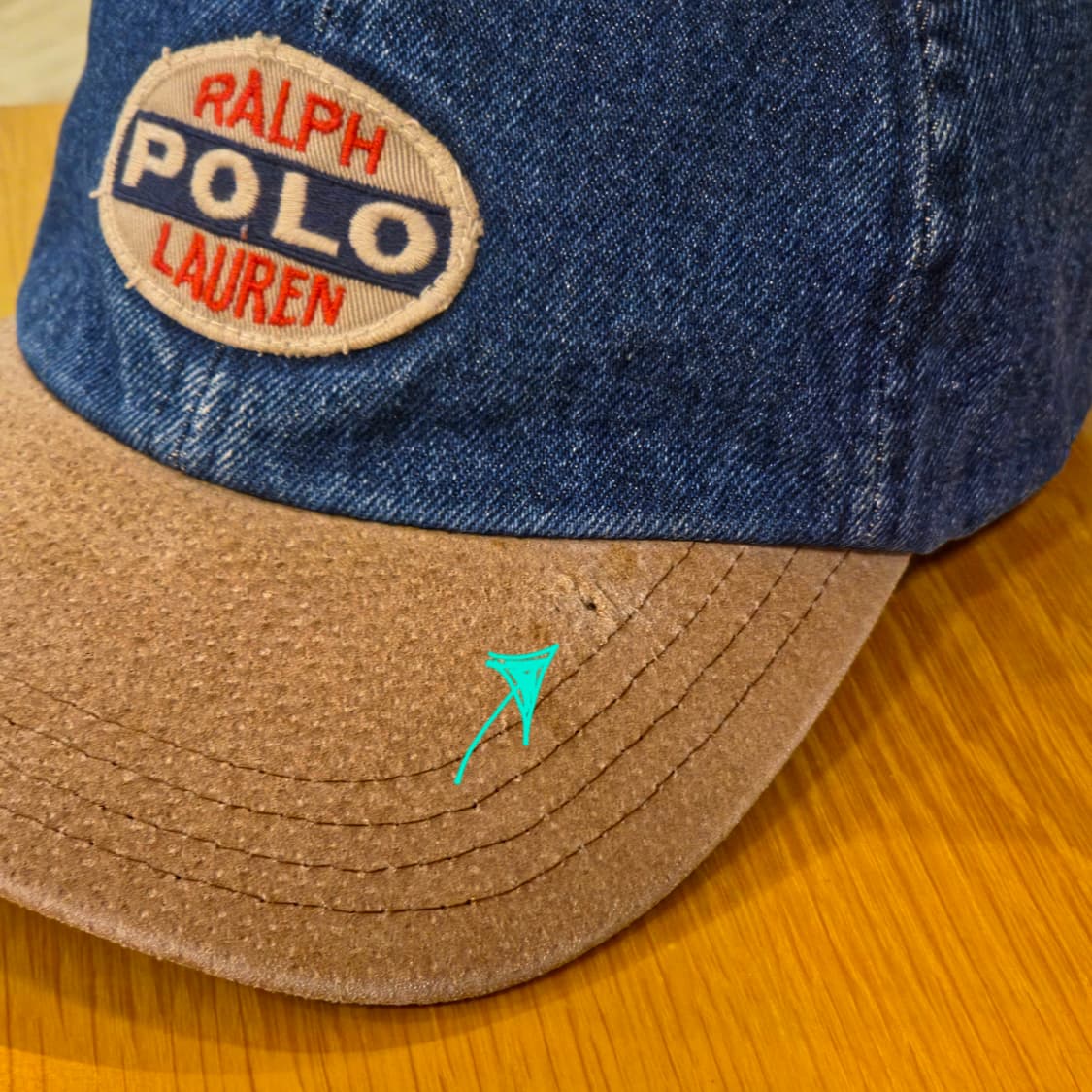 폴로 데님 볼캡 모자 상품이미지3