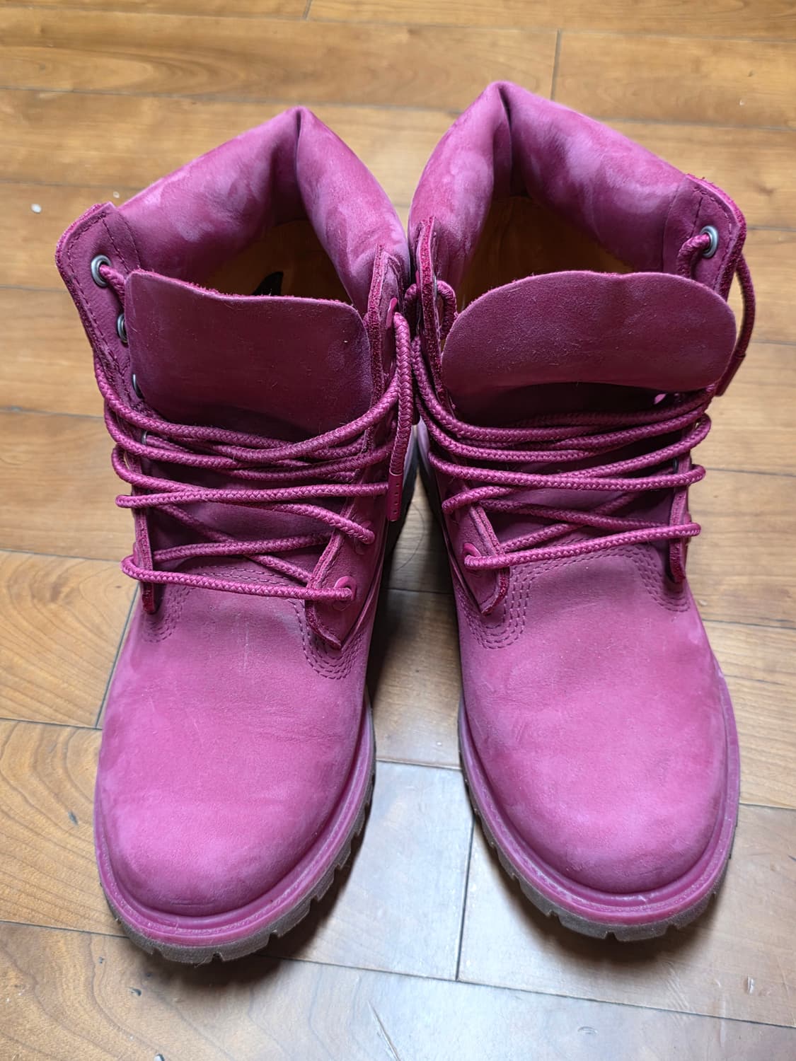 팀버랜드 50주년 한정판 여성 핑크부츠(235) 상품이미지6