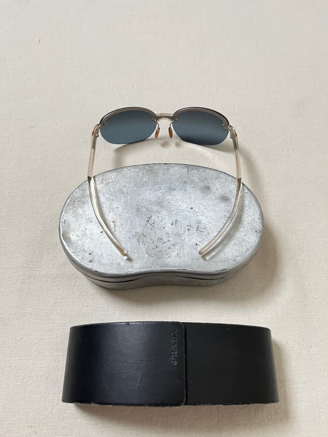 프라다 림리스 선글라스 prada rimless sunglasses 상품이미지3