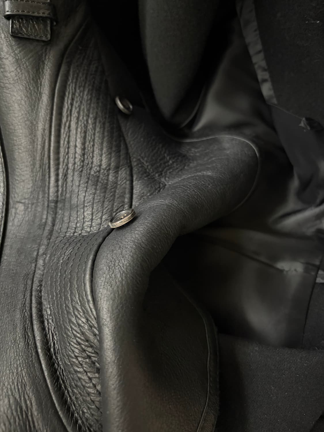 준지 17fw 캐시미어 혼방 무스탕 더블코트 상품이미지4