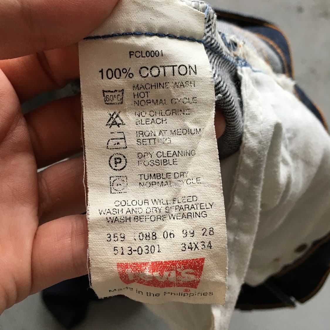 1990’s  Levi’s 513 Denim 상품이미지6